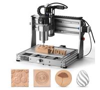 SainSmart Genmitsu 3020 PRO Ultra Router Kit, Incisore interamente in metallo, mandrino aggiornato da 710 W per metallo, legno, ventola per scheda madre integrata, area di lavoro 30,8 x 20,1 x 7,1 cm