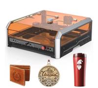 SainSmart Macchina per incisione laser chiusa da 20 W con pompa di supporto dell'aria, struttura a nido d'ape, fotocamera e sfiato, macchina per incisione laser All-in-One, classe di sicurezza laser 1