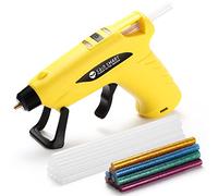 SainSmart Mini pistola per colla a caldo senza fili con design antigoccia e 20 bastoncini di colla per decorazioni natalizie, fai da te, artigianato creativo e arte e riparazioni rapide