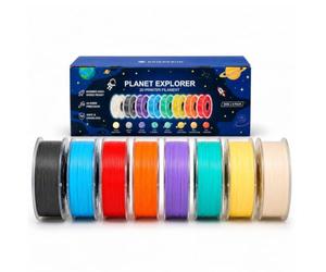 SainSmart PrintyGo Cosmic Explorer 8-Color PLA Filament Bundle, 250 g x 8