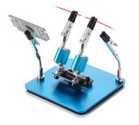 SainSmart Soldering Helping Hands Bracci magnetici regolabili a 360°, base in acciaio compatta, mini stazione di saldatura, bracci di assistenza magnetici per circuiti, riparazioni elettroniche