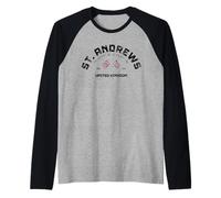 Saint Andrews Regno Unito Fife Scotland St Andrews Maglia con Maniche Raglan