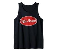 Saint Anselm Classic Athletic Varsity Style Graphic Canotta