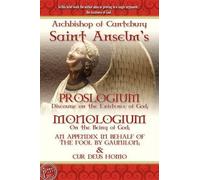 Saint Anselm Proslogium (Tascabile)