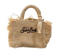 Saint Barth, ,Bags ,Donna ,Beige ,ONE SIZE Mini Borsa Vanity con Frange in Raffia