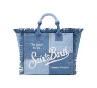 Saint Barth MC2 Borsa Colette In Denim Patchwork Dimensioni: 30 x 22 x 15 cm