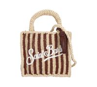 Saint Barth, ,Bags ,Donna ,Marrone ,ONE SIZE Mini Borsa Vanity in Raffia