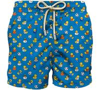 Saint Barth Boxer Mare Mc2 Ducky Soccer (IT, Testo, M, Regular, Regular, Standard, Azzurro)