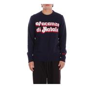Saint Barth, ,Knitwear ,Uomo ,Blu ,XL Heron Vacanze Logo