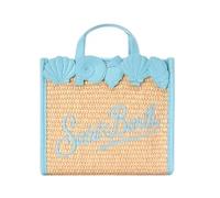 Saint Barth MC2 BORSA VIVIAN MINI IN RAFFIA CELESTE 1131EMB