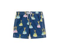 Saint Barth MC2 Costume Boxer Mare Jean Blu Stampa Giraffe in Auto (IT, età, 6 Anni, Regular, Bambino, Blu)