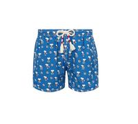 Saint Barth MC2 Costume Boxer Mare Jean Lighting in Tessuto Leggero Blu con Stampa Calcio (IT, età, 4 Anni, Regular, Bambino, Blu)
