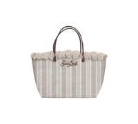 MC2 Saint Barth, ,Bags ,Donna ,Beige ,ONE SIZE Striped Fringed Bag