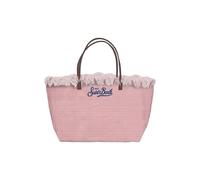 Saint Barth Mc2 Donna Borsa A Spalla CBMF001-Micro Stripes V Cotone Rosso Chiaro Taglia Unica
