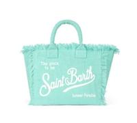 Saint Barth MC2 MC2 BORSA COLETTE IN LINO VERDE ACQUA - UNI