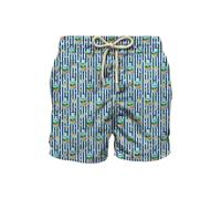 Saint Barth Mc2 Uomo Costume da Bagno Short LIG0003 Poliestere Blu Scuro S