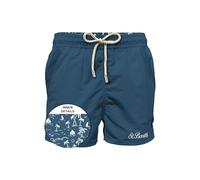 Saint Barth Mc2 Uomo Costume da Bagno Short PATM001 Poliestere Blu XL