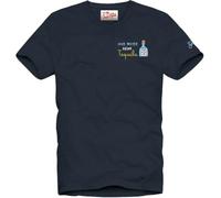 Saint Barth Tshirt Mc2 Drink Tequila (IT, Testo, M, Regular, Regular, Standard, Blu)