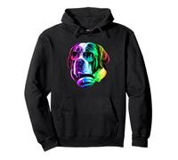Saint Bernard - Cuffie DJ con musica retrò, per amanti dei cani Felpa con Cappuccio