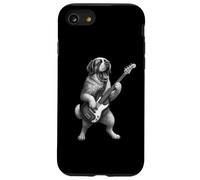 Saint Bernard Suonare Basso Rock Music Dog Lover Custodia per iPhone SE (2020) / 7 / 8