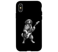 Saint Bernard Suonare Basso Rock Music Dog Lover Custodia per iPhone X/XS