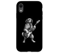 Saint Bernard Suonare Basso Rock Music Dog Lover Custodia per iPhone XR