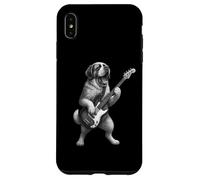 Saint Bernard Suonare Basso Rock Music Dog Lover Custodia per iPhone XS Max
