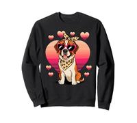 Saint Bernard Valentines Day Felpa