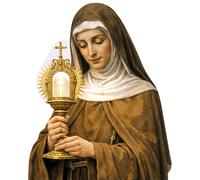 Saint Clare Of Assisi (Robe) Half Body Buddy Cutout