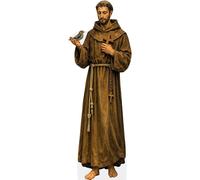 Saint Francis Of Assisi (Robe) a grandezza naturale