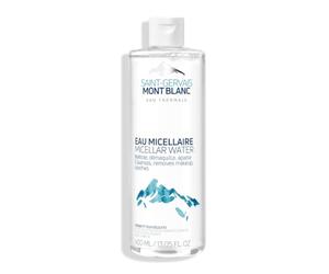 Saint-Gervais Mont Blanc - Acqua Micellare Termale 400ml - struccante | Acqua Termale del Monte Bianco, micelle dolci & glicerina vegetale, senza risciacquo, viso, occhi e labbra, pelli sensibili
