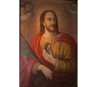 Saint Jude Thaddeus Lined Softcover 6'' x 9'' Devotional Notebook / Journal 120 pages