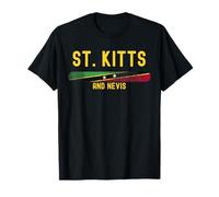 Saint Kitts And Nevis Flag | Kittitian Vintage Distressed Maglietta
