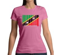 Saint Kitts E Nevis Bandiera T-Shirt - Basseterre - Caraibi - Country