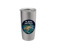 Saint Kitts e Nevis Bicchiere termico in acciaio inox doppia parete