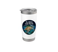Saint Kitts e Nevis Bicchiere termico in acciaio inox doppia parete