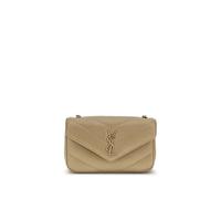 Saint Laurent Beige Lamb Ovis Aries Aries Shoulder Bag