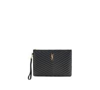 Saint Laurent Black Calf Leather Bos Taurus Accessories