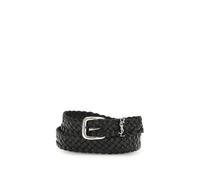 Saint Laurent Black Calf Leather Bos Taurus Regular Belt - 100 cm / 40 Inches