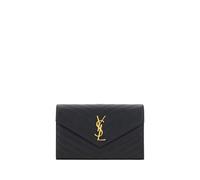 Saint Laurent Black Calf Leather Bos Taurus Shoulder Bag