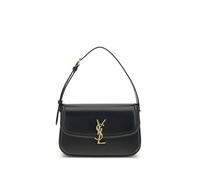 Saint Laurent Black Calf Leather Bos Taurus Shoulder Bag