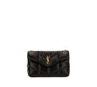 Saint Laurent Black Lamb Ovis Aries Aries Shoulder Bag