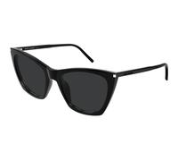 SAINT LAURENT Donna SAINT LAURENT SL 214 KATE THIN 001 Occhiali da sole Acetato Nero Nero Cat Eye