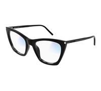 SAINT LAURENT Donna SAINT LAURENT SL 214 KATE THIN 006 Occhiali da sole Acetato Nero Trasparente Cat Eye Fotocromatico