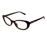 SAINT LAURENT Donna SAINT LAURENT SL 822 OPT 002 Montature da vista Acetato Havana Trasparente Cat Eye