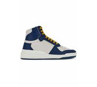 Saint Laurent Elevate Your Style with Mid-Top Blue Luxury Sneakers - EU41/US8