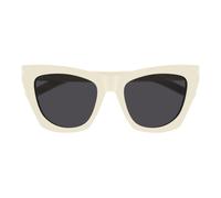 Saint Laurent Kate Sl 214 Occhiali Da Sole Donna Bianco Cat-eye Nero 55mm