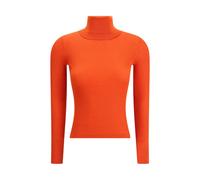 Saint Laurent Orange Wool Turtleneck - M
