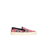 Saint Laurent Pink Cotton Platform Sneakers - EU39.5/US9.5