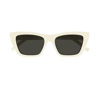 Saint Laurent Sl 276 Mica Occhiali Da Sole Donna Bianco Cat-eye Grigio 55mm